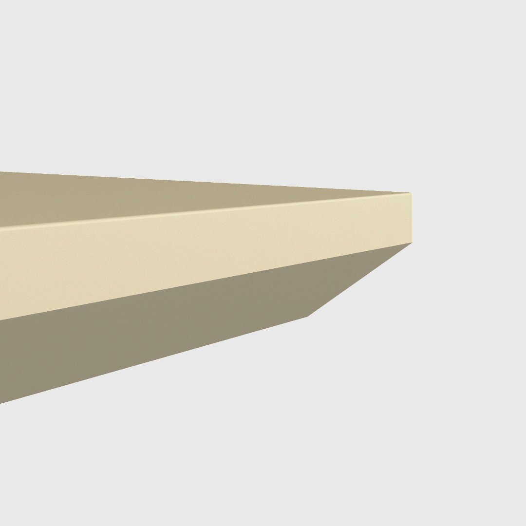Chamfer Edge of meeting tables