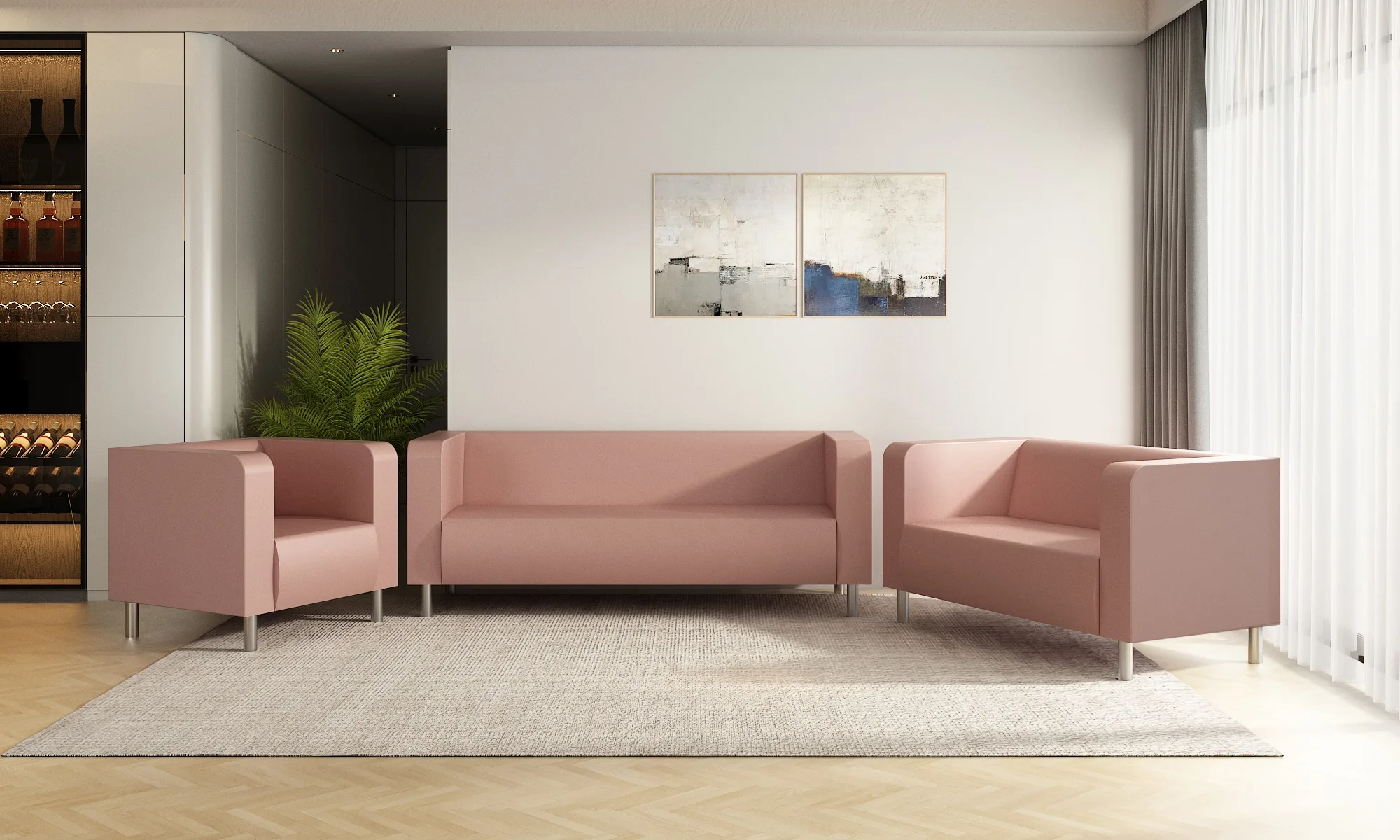 modular office sofa set
