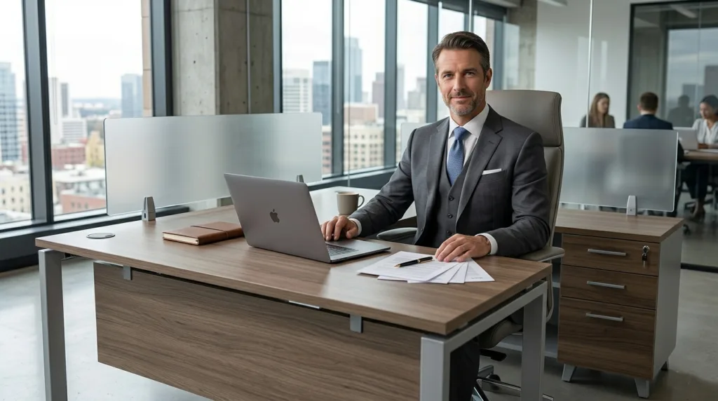 modular executive office desk
