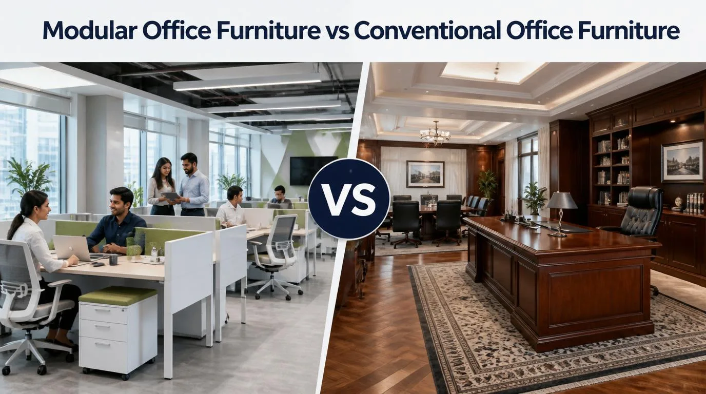 Modular vs Conventional Office Furniture: Which Is the Better Choice for Modern Workspaces?
