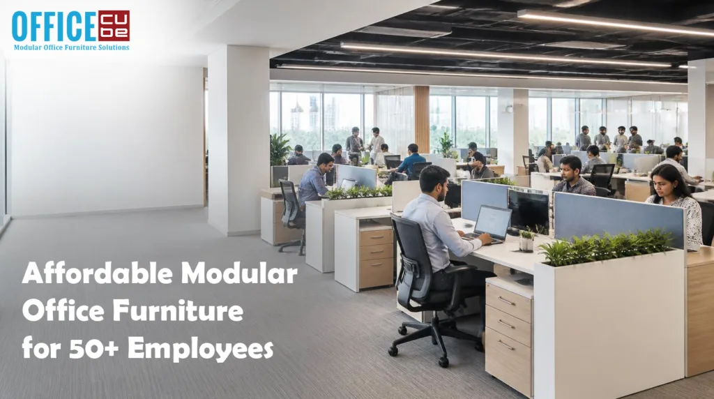 Affordable Modular Office Furniture for 50+ Employees