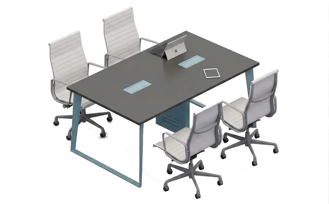 rock series rectangle meeting table