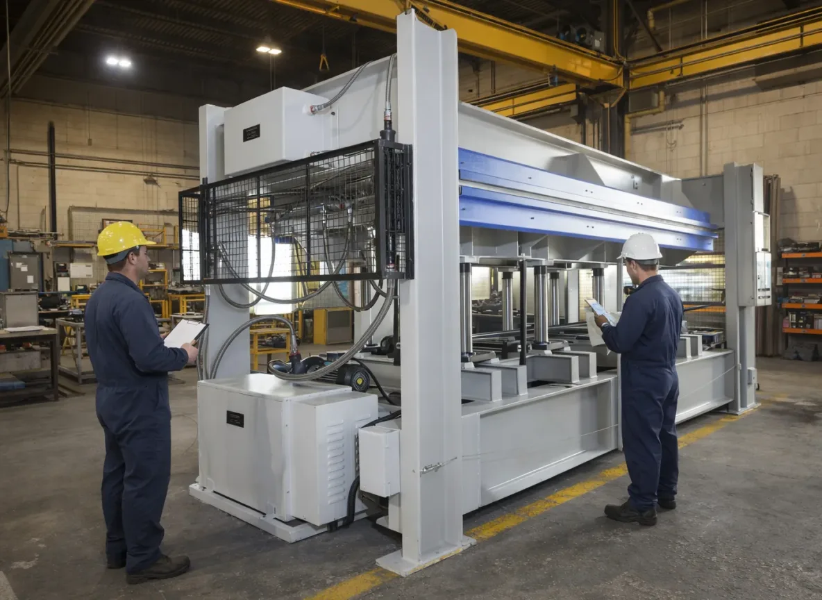 Hot press machine office cube
